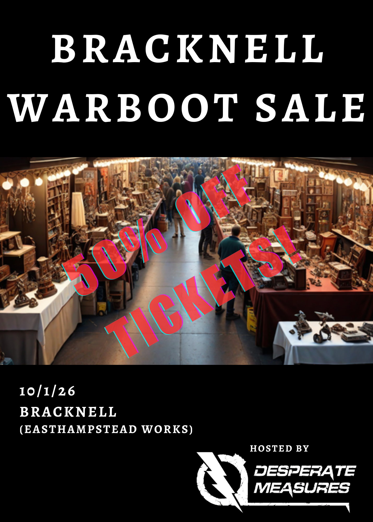 Bracknell Warboot Sale - 10th Jan 2026