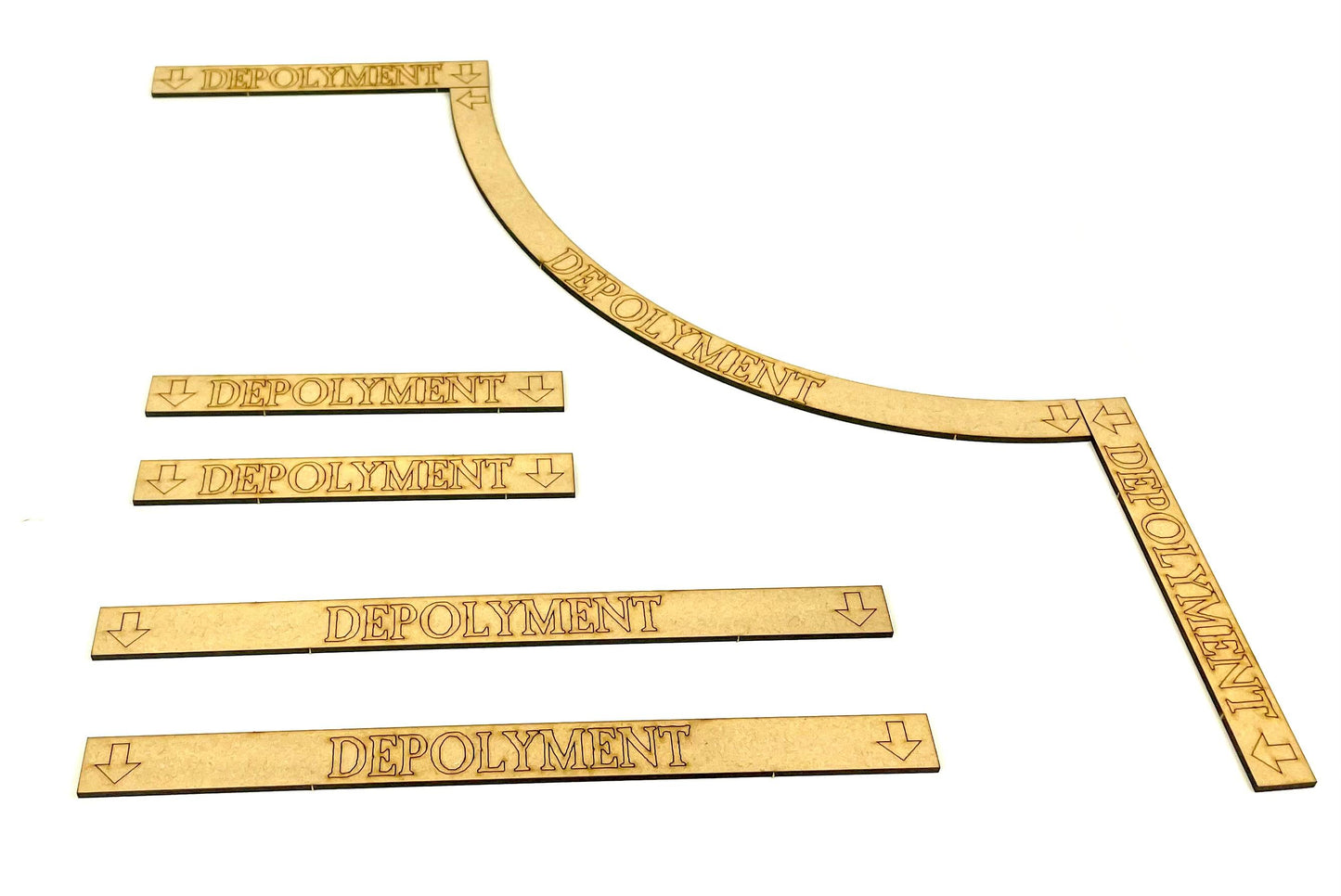Deployment Zone Markers – Laser Cut 3mm MDF