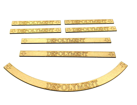 Deployment Zone Markers – Laser Cut 3mm MDF